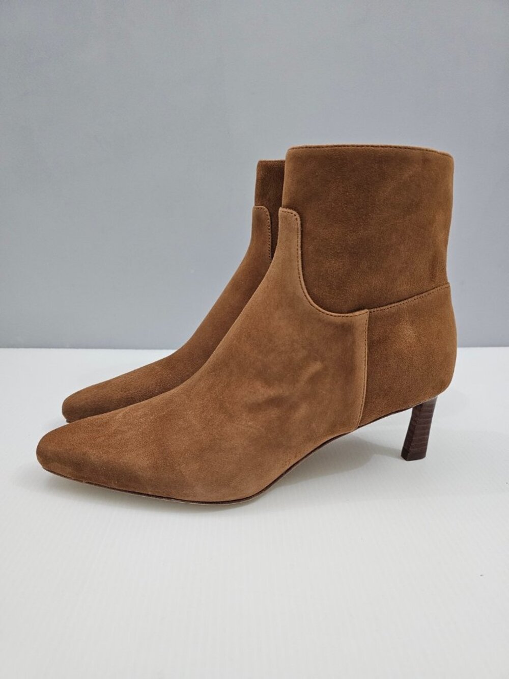 Veronica Beard Brown Suede Ankle Boots